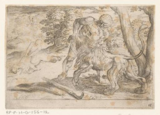 Hercules and the Nemean Lion