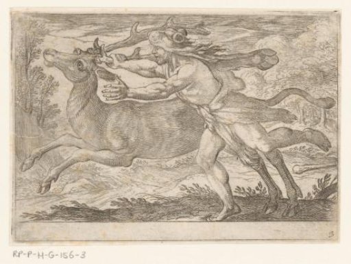 Hercules Catches the Arcadian Stag