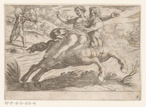 Hercules Kills the Centaur Nessus