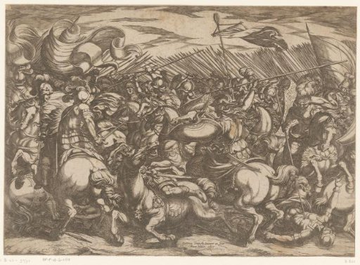Battle between the Greeks and the Amazons
