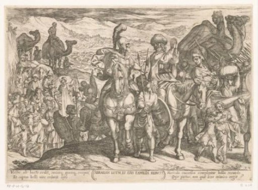 Abraham Brings Lot and his Family to his Own Land
