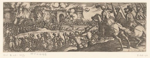 Army attacking a fort