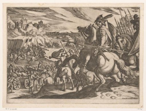 An Army Attacks Across a Bridge