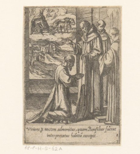 Saint Philip admitted to the Servites