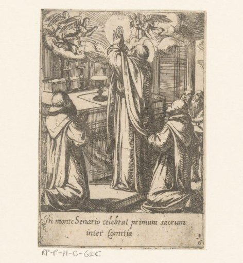 Saint Philip celebrates Mass at Monte Senario