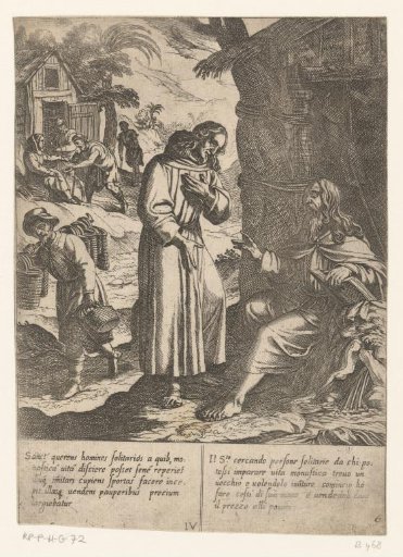 Saint Anthony meets a hermit