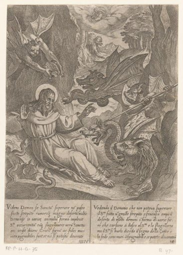Saint Anthony again besieged by the demons