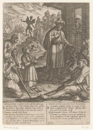 Maximianus Asks Saint Anthony to Heal His Daughter