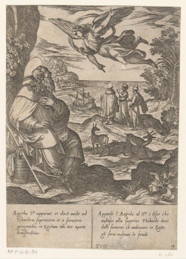An Angel Appears to Saint Anthony