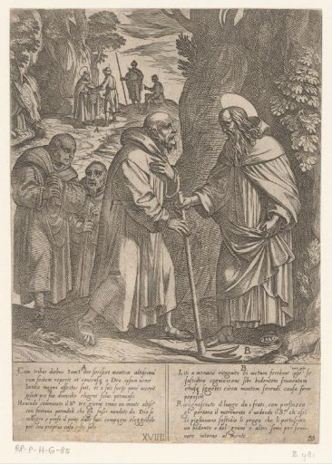 Saint Anthony Receives Food and Tools to Cultivate the Ground