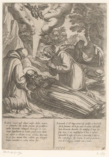 Saint Anthony Asks, Dying, to Keep His Burial Place Secret