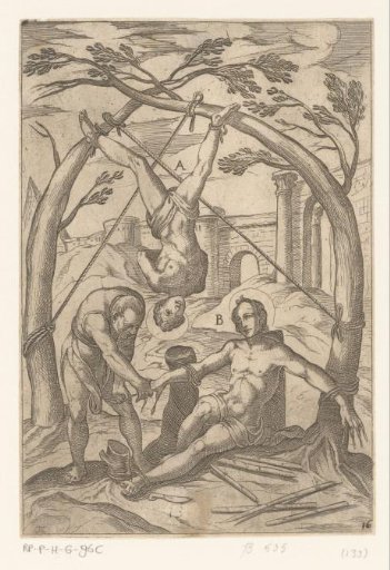 Torture: Hanging Between Two Stretched Trees and Nails Driven Under the Nails