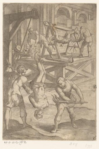 Torture: Hanging and burning