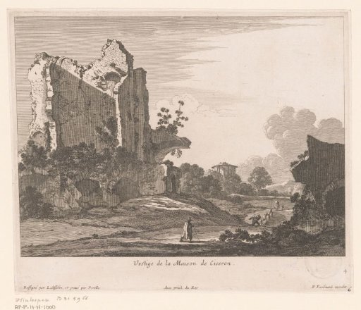 Landscape with ruins