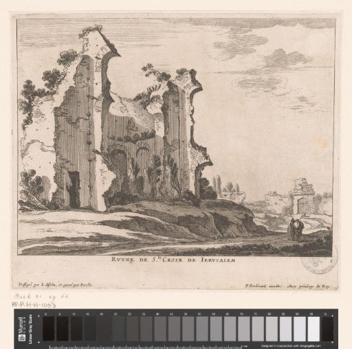 Landscape with figures at a ruin