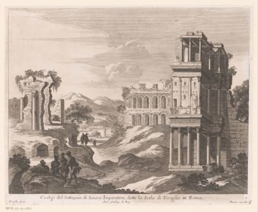 View of the ruin of the Septizonium