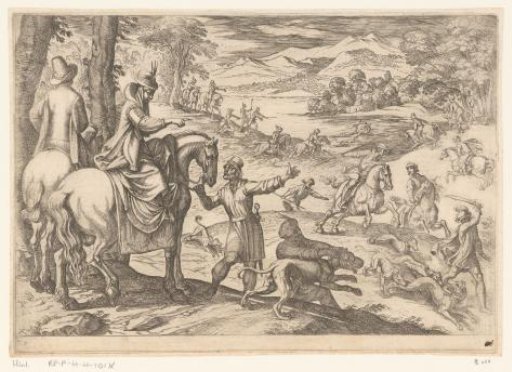 Hunt for stags and wolves