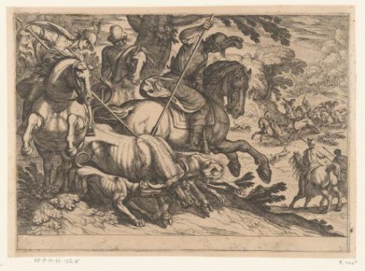Hunting of wild oxen