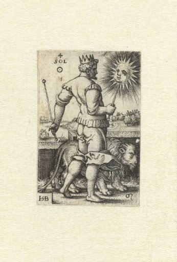 Apollo (Sol) with the constellation Leo