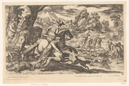 Hunting of wild boars