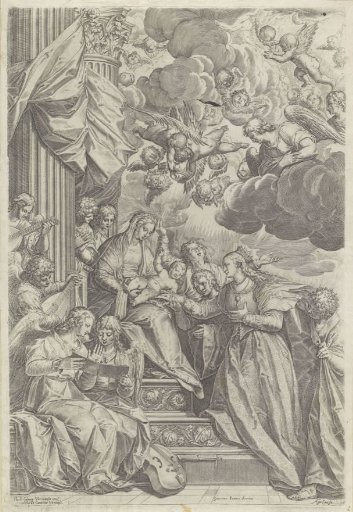 The Mystic Marriage of Saint Catherine