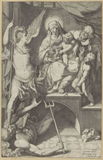 Holy Family with the Archangel Michael and the Young John the Baptist