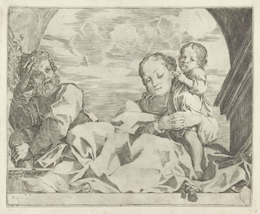 Holy Family under an Arch