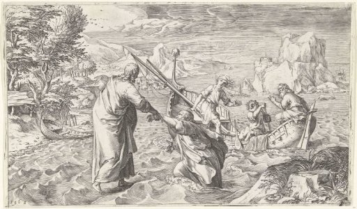 Christ Walking on the Water and Saving Peter