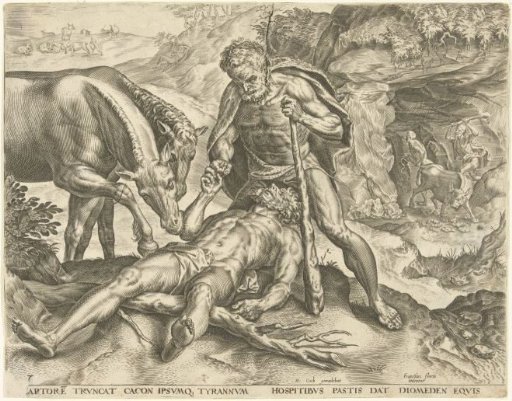 Hercules Leads Diomedes to His Horses