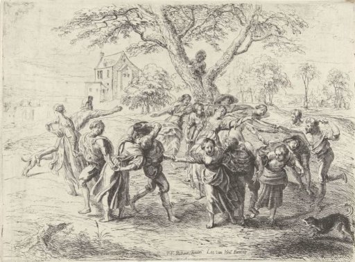 Dancers by a Tree