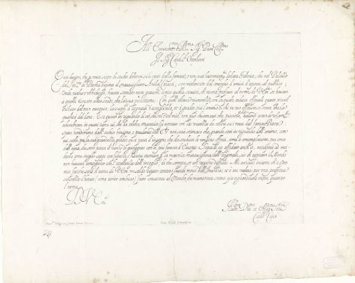 Inscription to 'Galeria nel Palazzo Farnese in Roma'