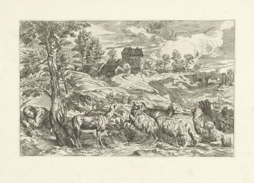 Landscape with a Sleeping Shepherd