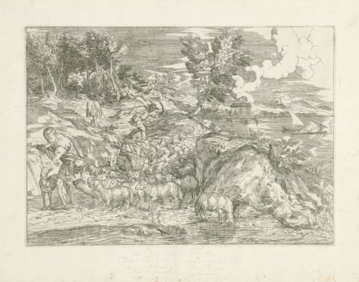 Landscape with a Flute-Playing Shepherd
