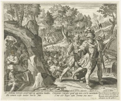 David hides from the army of Saul