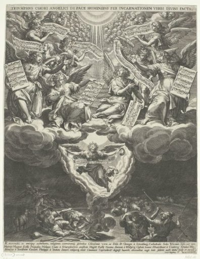 The Annunciation to the Shepherds by a Choir of Angels