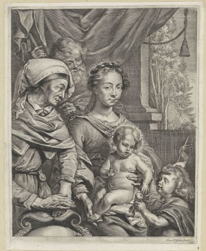 Holy Family with Elizabeth and John