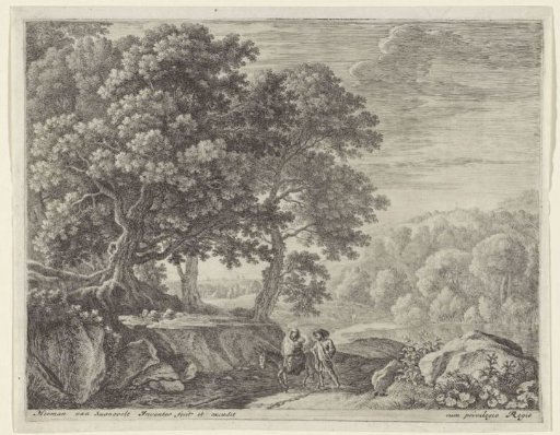 Holy Family with Donkey and Cherubim