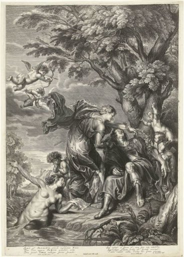 Armida Binds Rinaldo with a Magic Chain