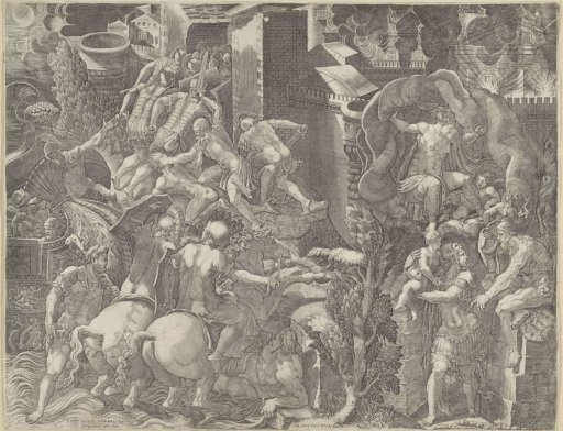 Fall of Troy and the Escape of Aeneas