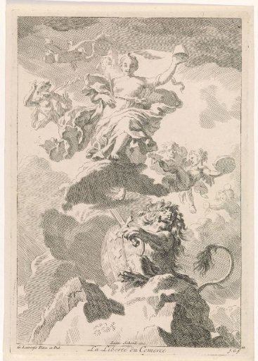 Allegory on Free Trade: the Batavian Lion