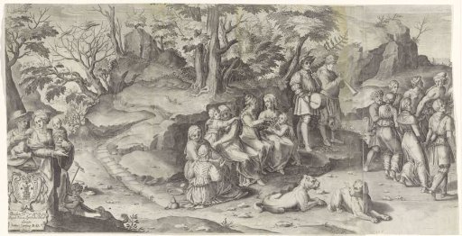 Marriage of Isaac and Rebekah (sheet 1)