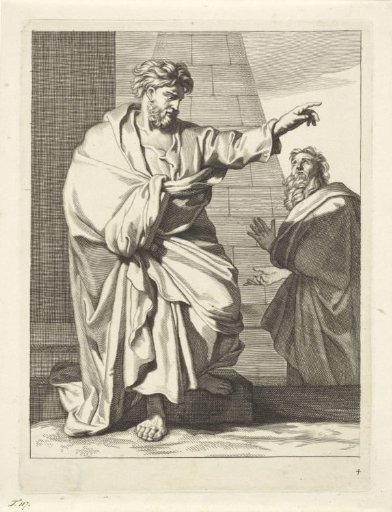 Two men at a pyramid