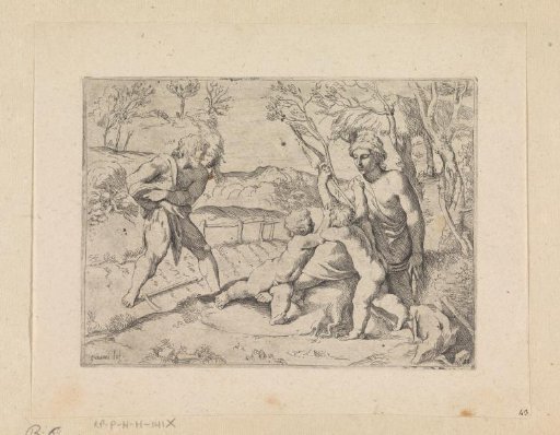 Adam and Eve with Cain and Abel