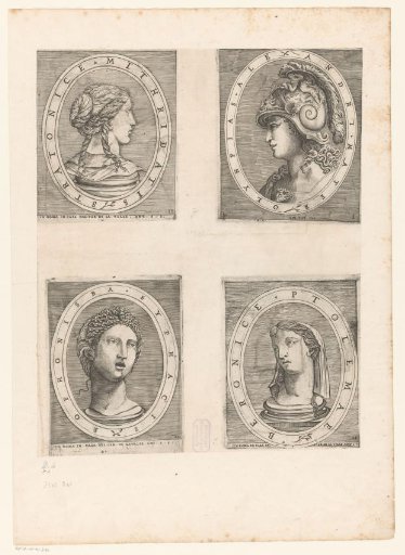 Four female heads