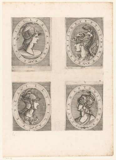 Four female heads
