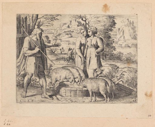 Meeting of Jacob and Rachel at the well