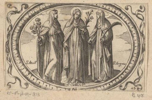 St. Attica, St. Constanza and St. Artemia
