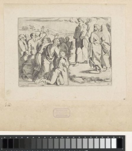 Moses Shows the Tables of the Law to the People