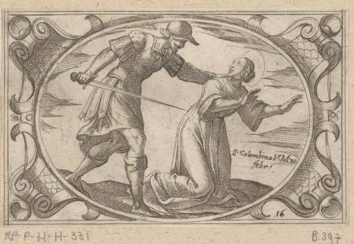 Saint Columbina, daughter of Saint Austerius