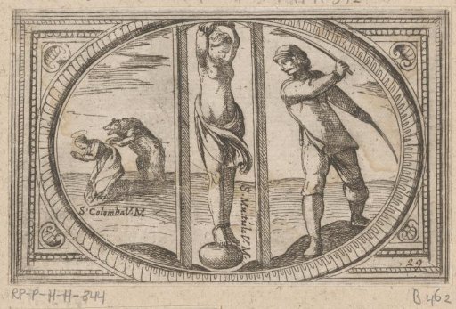Saint Columba and Saint Mustiola